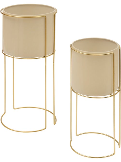 Set de 2 cache-pots ZIGY - Kiabi