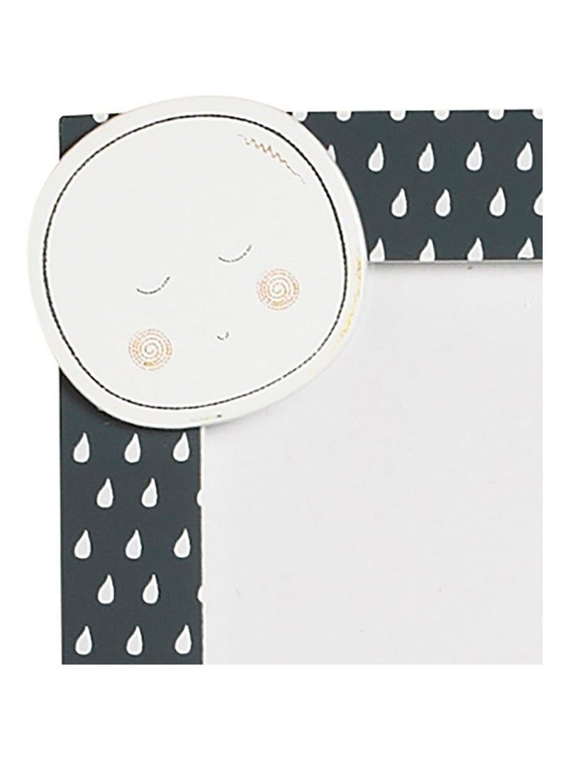 Set de 2 cadres photos enfant en bois - SAUTHON Gris - Kiabi