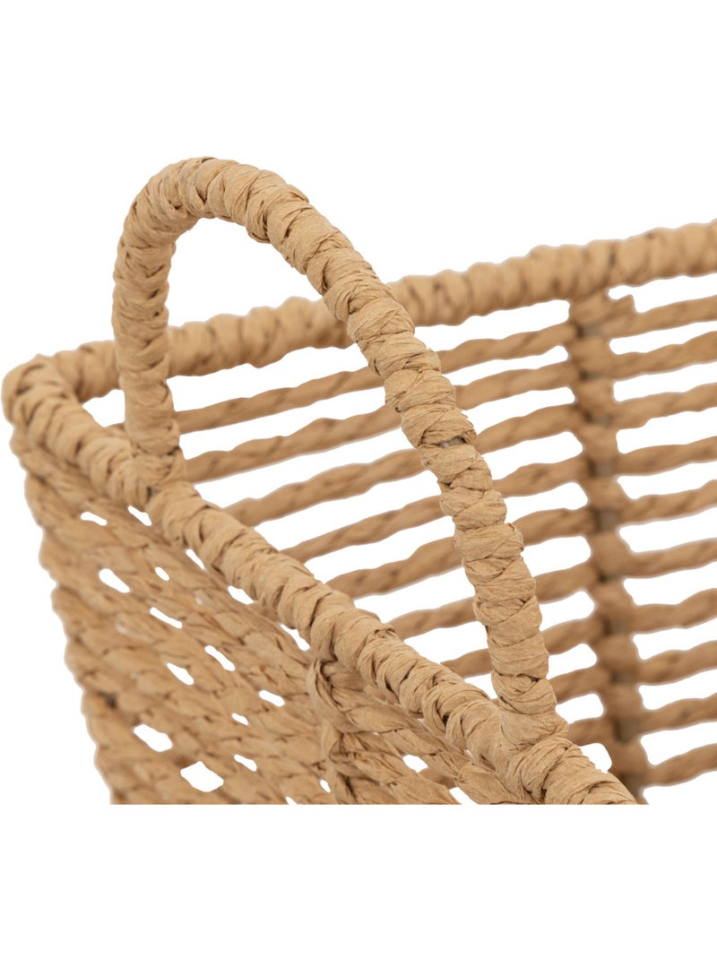 Set de 2 caisses tressées EUGÈNE Beige - Kiabi