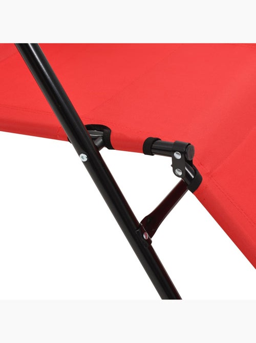 Set de 2 chaises longues pliables avec repose pied - Kiabi Set de 2 chaises longues pliables avec repose pied - Kiabi