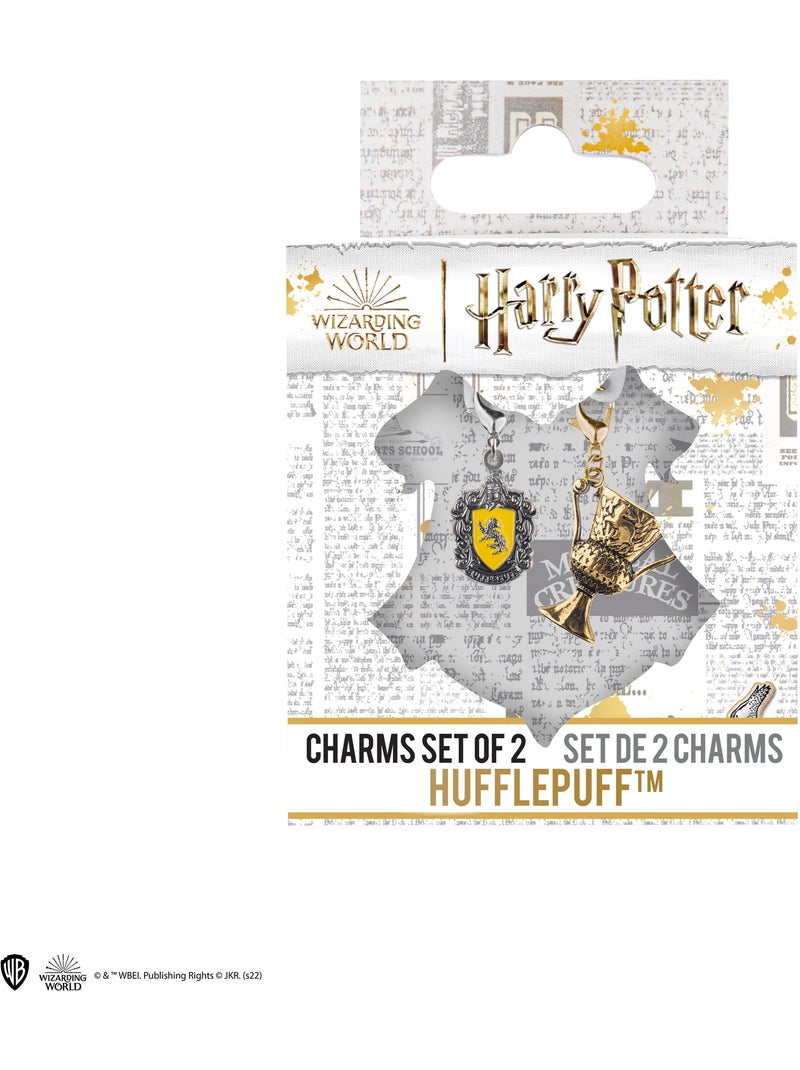 Set de 2 charms poufsouffle - harry potter Jaune - Kiabi