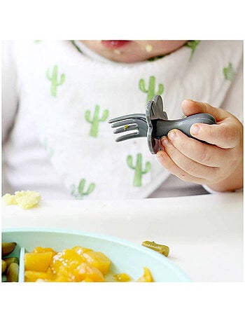Set de 2 couverts d'apprentissage ergonomiques