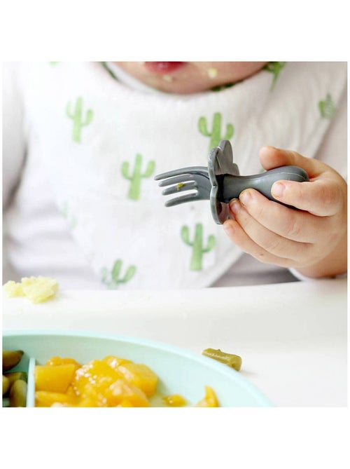 Set de 2 couverts d'apprentissage ergonomiques - Kiabi
