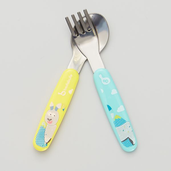 Set De 2 Couverts En Metal Bebe Garcon Bleu Kiabi 5 00