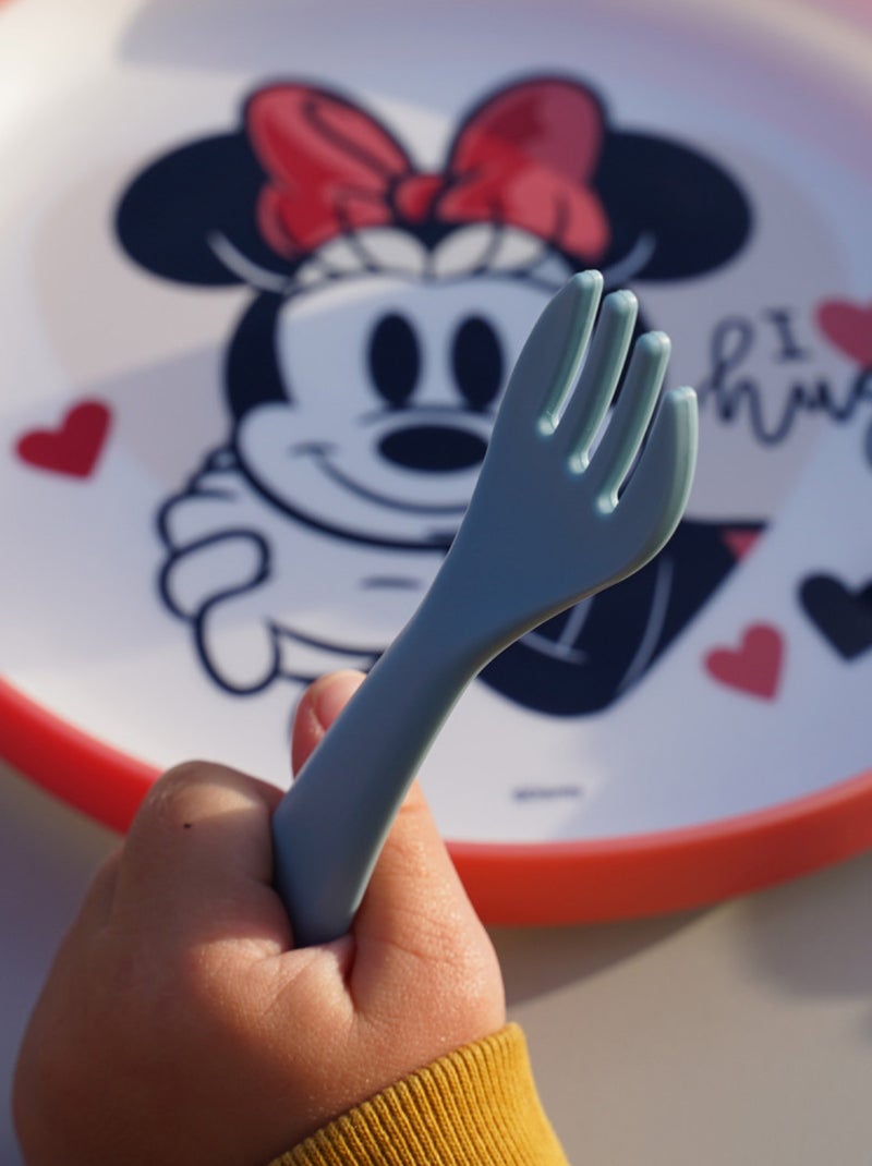 SET DE 2 COUVERTS SILHOUETTE MICKEY COLLECTOR Bleu - Kiabi