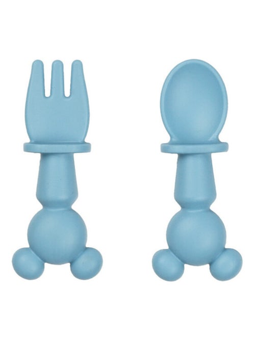 SET DE 2 COUVERTS SILICONE MICKEY COLLECTOR - Kiabi