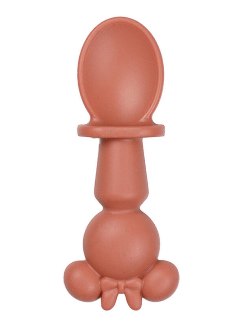 SET DE 2 COUVERTS SILICONE MINNIE COLLECTOR Rose - Kiabi