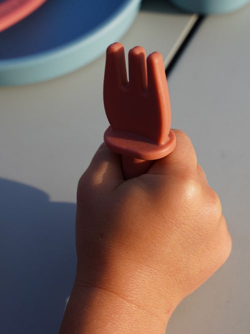 SET DE 2 COUVERTS SILICONE MINNIE COLLECTOR - Kiabi