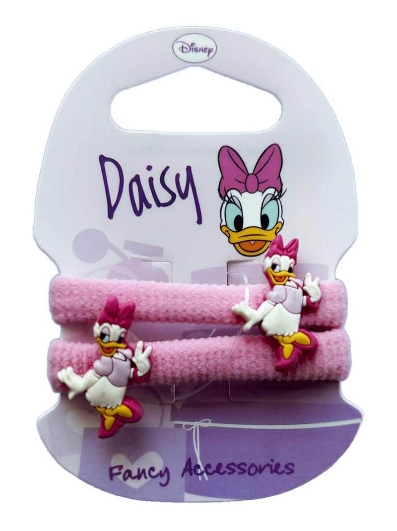 Set de 2 élastiques mousse Daisy Rose clair - Kiabi