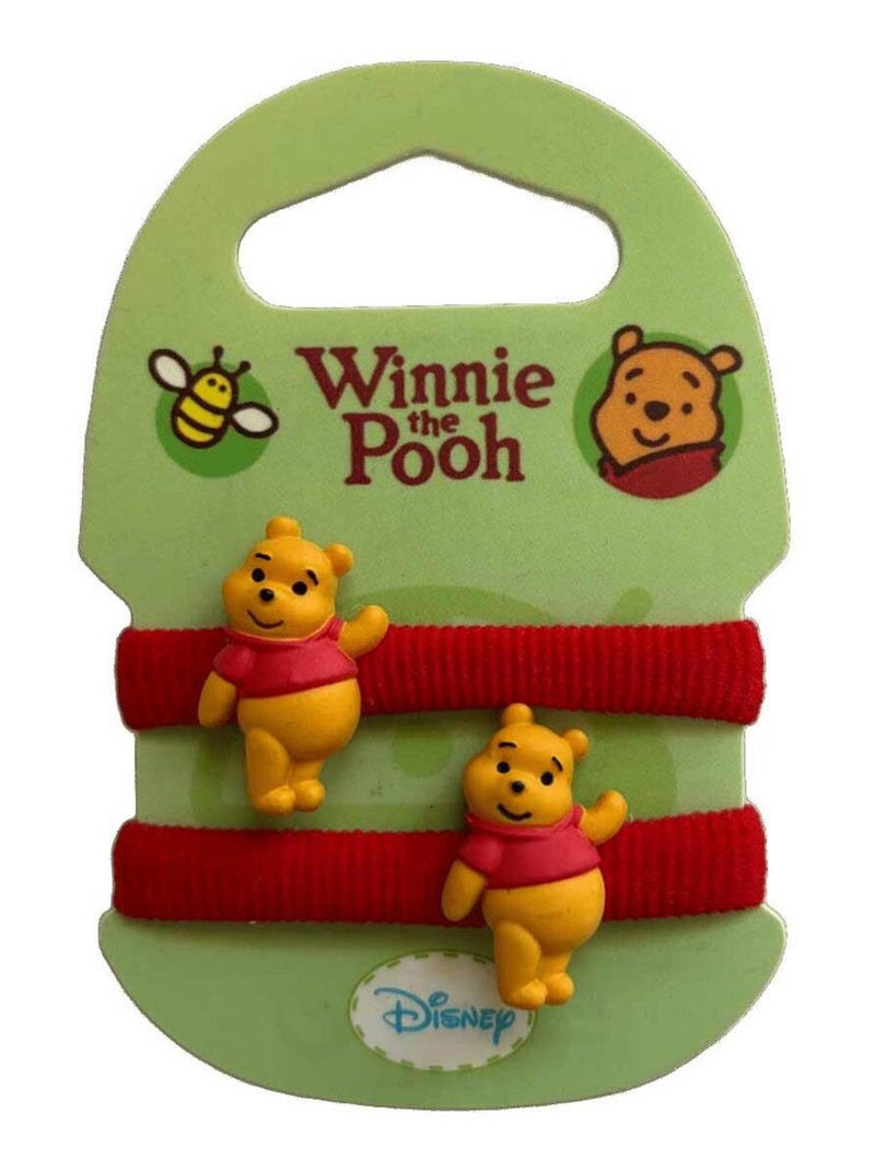 Set de 2 élastiques mousse Winnie L'ourson Rouge - Kiabi