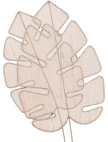 Set de 2 feuilles déco murale en tissu 27cm