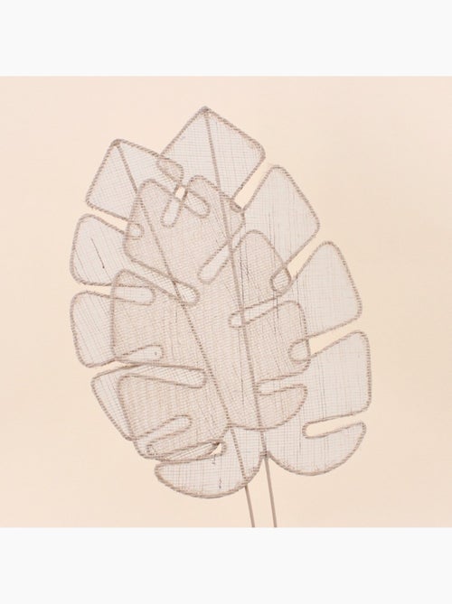 Set de 2 feuilles déco murale en tissu 27cm - Kiabi