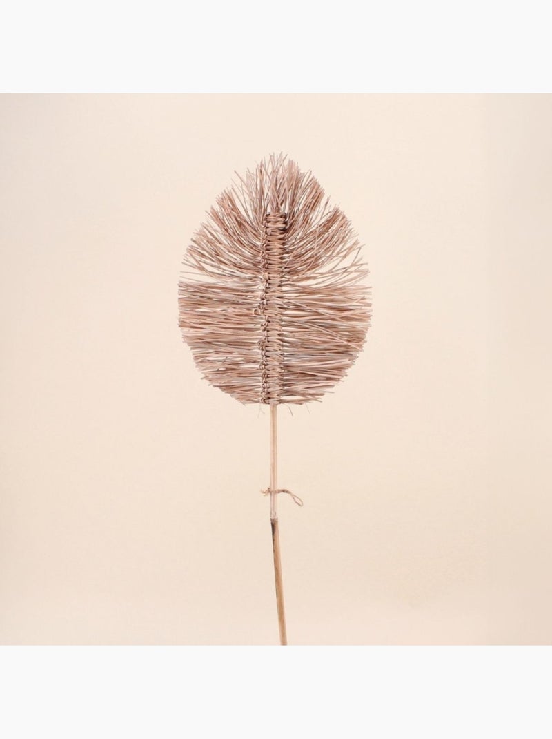 Set de 2 feuilles décoratives 90 et 75cm Beige - Kiabi