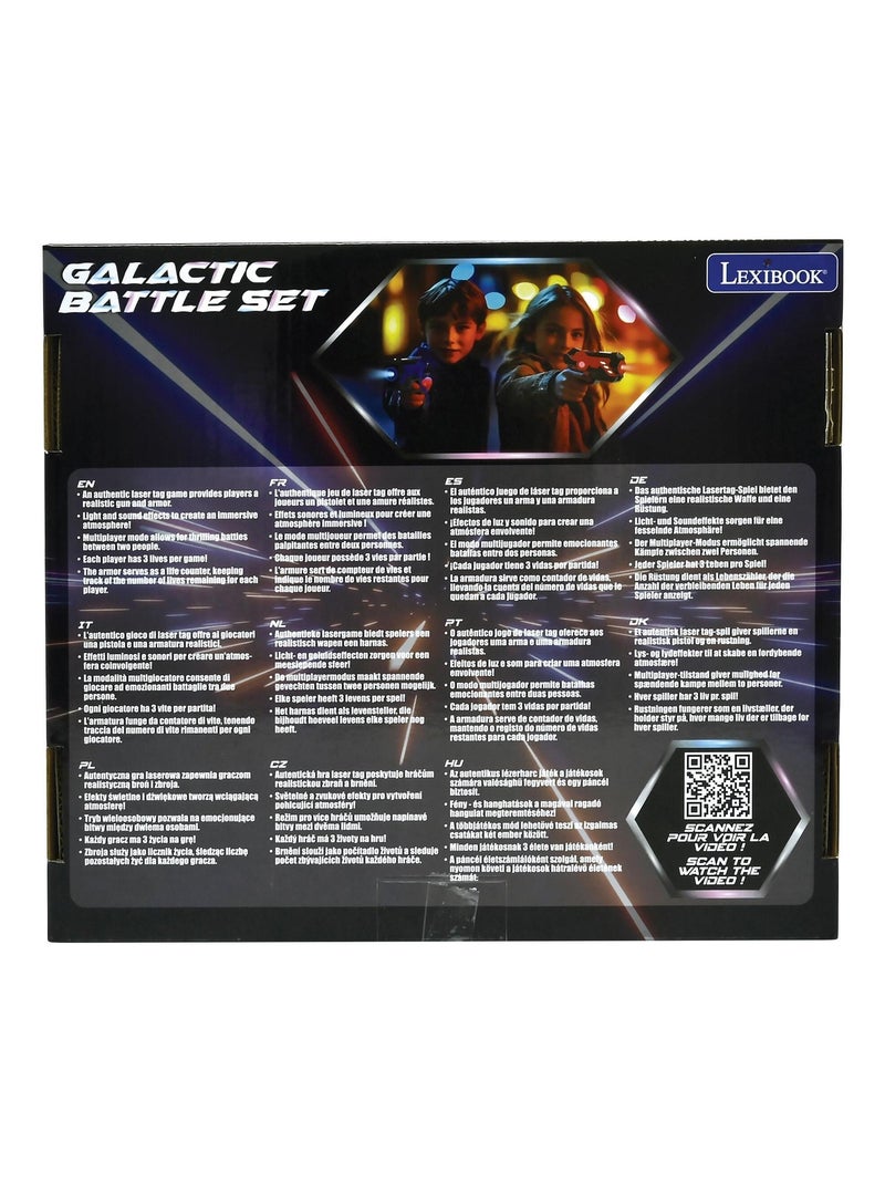 Set de 2 Laser Tag avec harnais Noir - Kiabi
