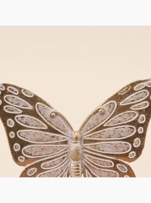 Set de 2 patères papillons dorés - Kiabi