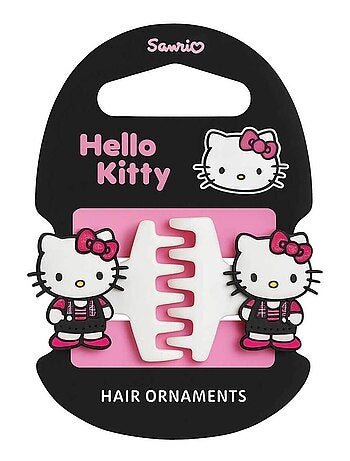 Set de 2 petites pinces crabe Hello Kitty