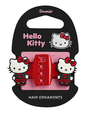 Set de 2 petites pinces crabe Hello Kitty