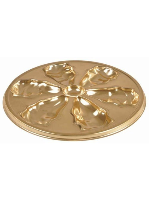 Set de 2 plateaux a huitres or - Kiabi