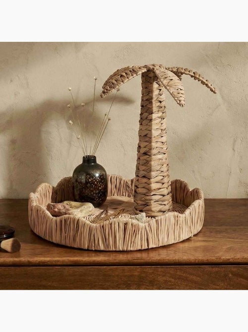 Set de 2 plateaux ronds en rotin - Kiabi