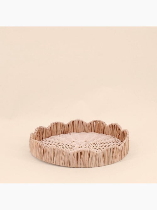 Set de 2 plateaux ronds en rotin - Kiabi