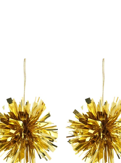 Set de 2 pompons de noel - Kiabi