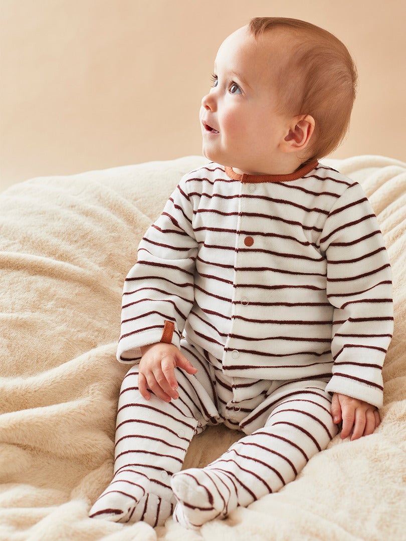 Lot De 2 Pyjamas Kiabi Taille 6 Mois - Rose Et Blanc - Occasion Très Bon état
