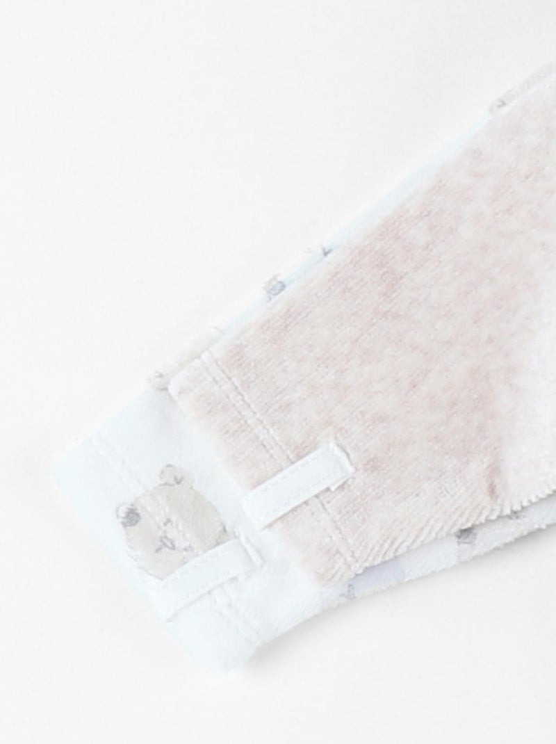 Set de 2 pyjamas dors-bien iconique en velours, greige - Noukie's Beige - Kiabi