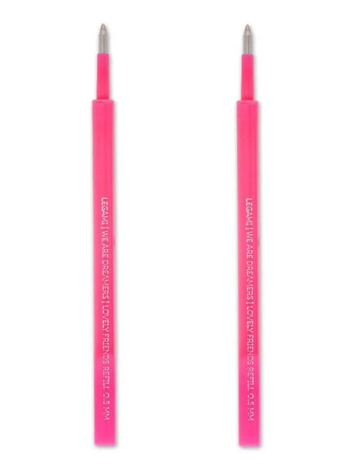 Set de 2 recharges pour stylo à Encre Gel - Lovely Friends - Kiabi