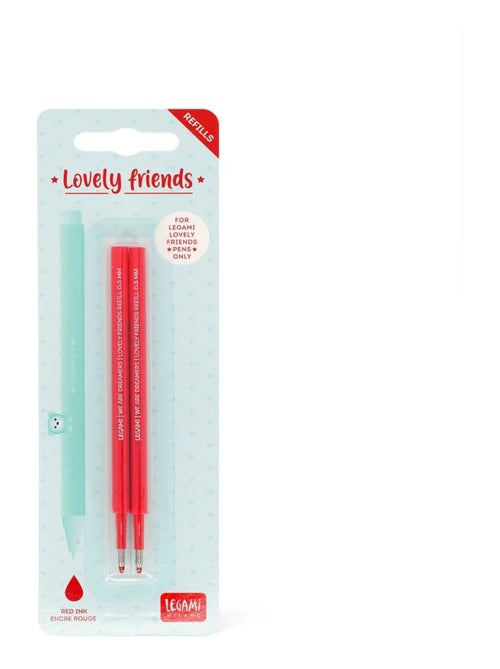 Set de 2 recharges pour stylo à encre gel - Lovely Friends - Kiabi