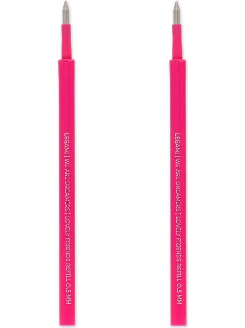 Set de 2 recharges pour stylo à encre gel Lovely Friends - Encre rose - Kiabi