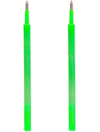 Set de 2 recharges pour stylo à encre gel Lovely Friends - Encre vert néon
