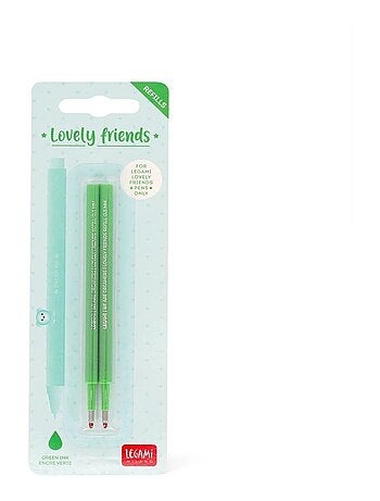 Set de 2 recharges pour stylo à encre Gel Lovely Friends - Encre orange