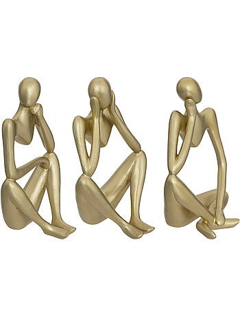Set de 2 statuettes FEMME