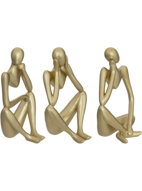 Set de 2 statuettes FEMME - Kiabi