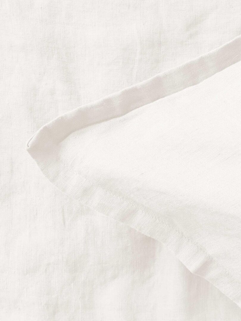 Lot De 2 Taies D'Oreiller Unies 40 X 60 Cm Pour Lit Bébé - 100% Coton Doux Avec Fermeture Enveloppe - Blanc Animal