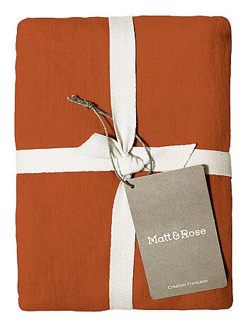 Set de 2 taies d'oreiller unies en lin, PASSION LIN