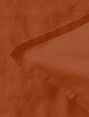 Set de 2 taies d'oreiller unies en lin, PASSION LIN