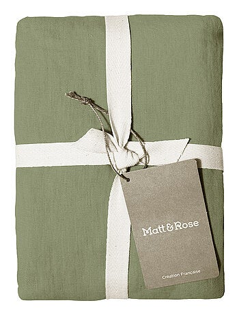 Set de 2 taies d'oreiller unies en lin, PASSION LIN