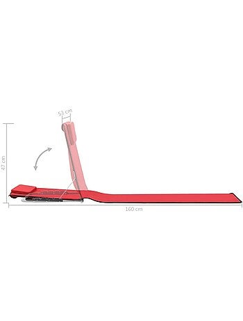 Set de 2 tapis de plage pliables