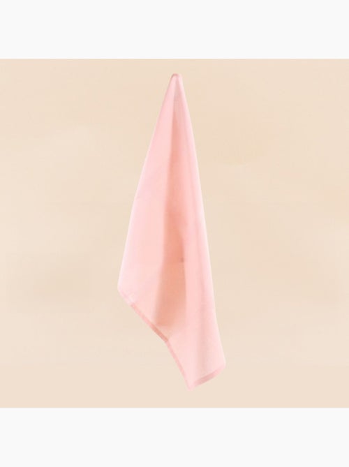 Set de 2 torchons motifs fleuris blanc, rose - Kiabi