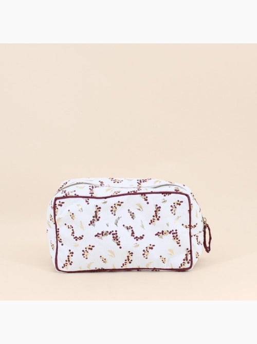 Set de 2 trousses de toilette fleuries - Kiabi Set de 2 trousses de toilette fleuries - Kiabi