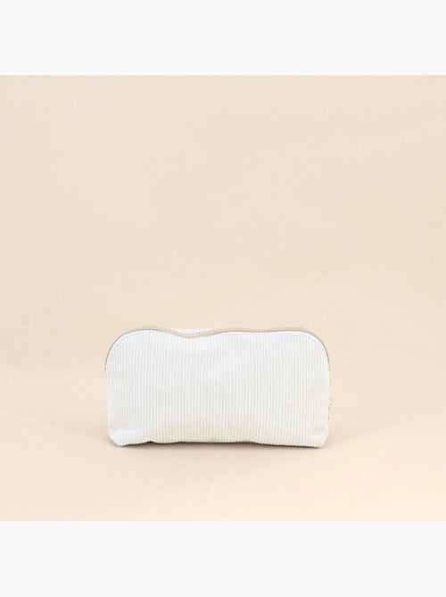 Set de 2 trousses en velours côtelé beige - Kiabi Set de 2 trousses en velours côtelé beige - Kiabi