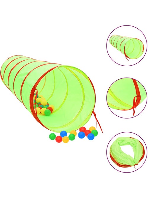 Set de 2 tunnels de jeu avec pierres d’escalade polyester - vidaxl - Kiabi