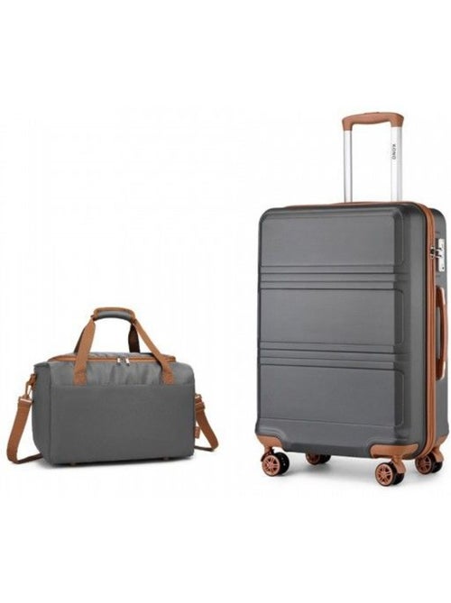 Set de 2 valises - 51.5x38x21 cm abs+pc 4 roulettes serrure tsa - kono - Kiabi Set de 2 valises - 51.5x38x21 cm abs+pc 4 roulettes serrure tsa - kono - Kiabi