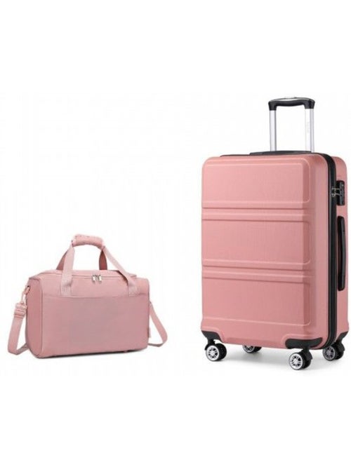 Set de 2 valises - 51.5x38x21 cm abs+pc 4 roulettes serrure tsa - kono - Kiabi Set de 2 valises - 51.5x38x21 cm abs+pc 4 roulettes serrure tsa - kono - Kiabi