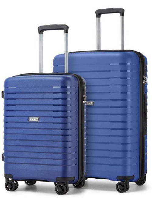 Set de 2 valises - 53+65 cm, rigide, extensible, 4 roues, serrure tsa - kono - Kiabi Set de 2 valises - 53+65 cm, rigide, extensible, 4 roues, serrure tsa - kono - Kiabi