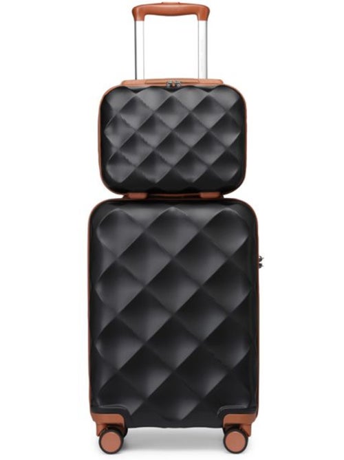 Set de 2 valises - 53x35x21 cm 4 roulettes serrure tsa - british traveller - Kiabi Set de 2 valises - 53x35x21 cm 4 roulettes serrure tsa - british traveller - Kiabi