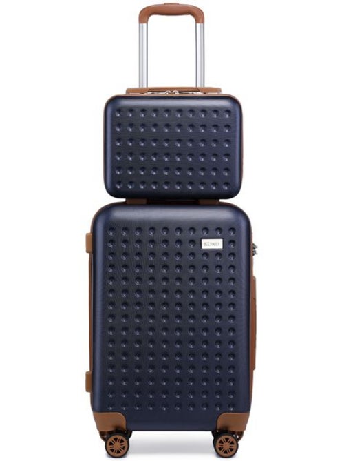 Set de 2 valises - 55x38x24 cm, rigide, 4 roues, serrure tsa - kono - Kiabi Set de 2 valises - 55x38x24 cm, rigide, 4 roues, serrure tsa - kono - Kiabi