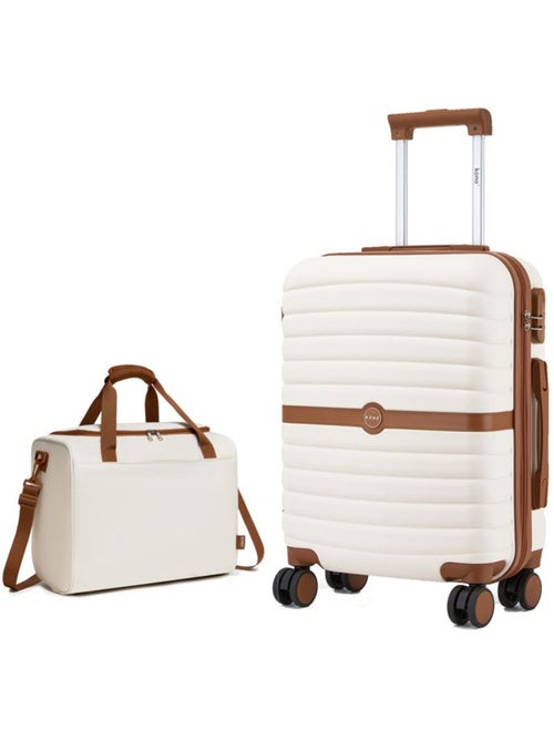 Set de 2 valises - 55x40x30 cm, 4 roues - kono - Kiabi Set de 2 valises - 55x40x30 cm, 4 roues - kono - Kiabi