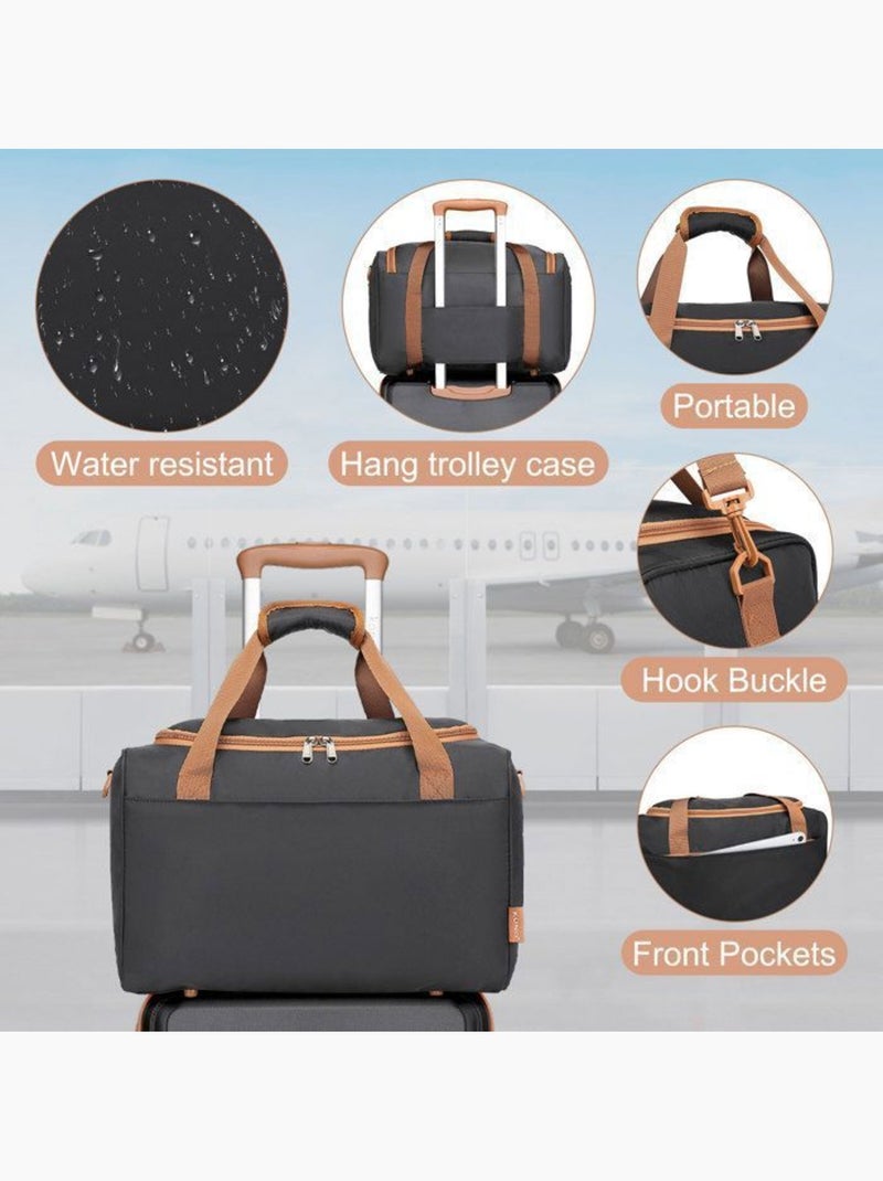Set de 2 valises - 65x44x25 cm abs 4 roulettes serrure tsa - kono Noir - Kiabi